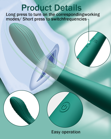 Adult Sex Toys for Women,Clitoral G Spot Vibrator with 10 Powerful Vibrating Modes,Clitoral Nipple Stimulator Finger Bullet Vibrators Waterproof Strapless on Dildo Anal Toys for Couple (Green)