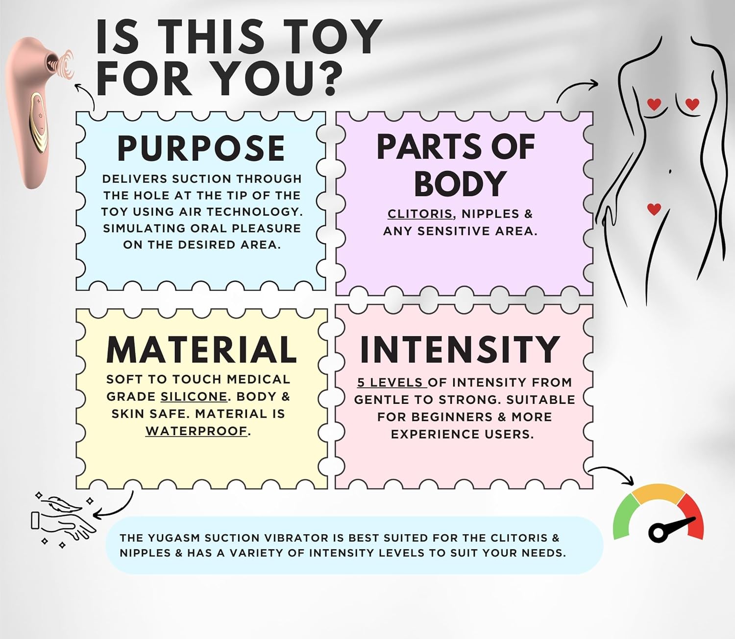 Suction Vibrator Clitoral Stimulator