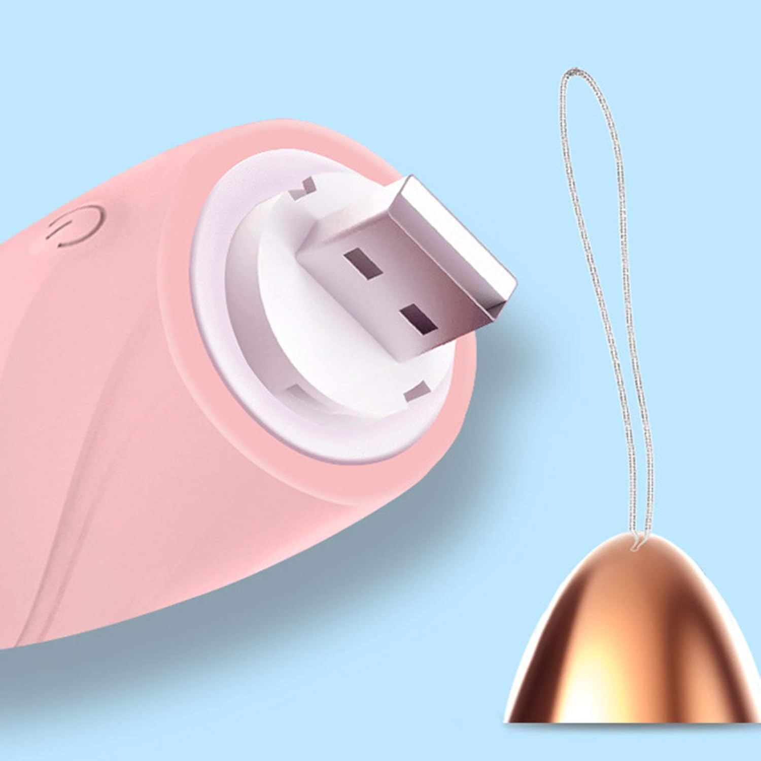 Blush Whisper – Remote-Controlled Rose Gold Vibrating Bullet