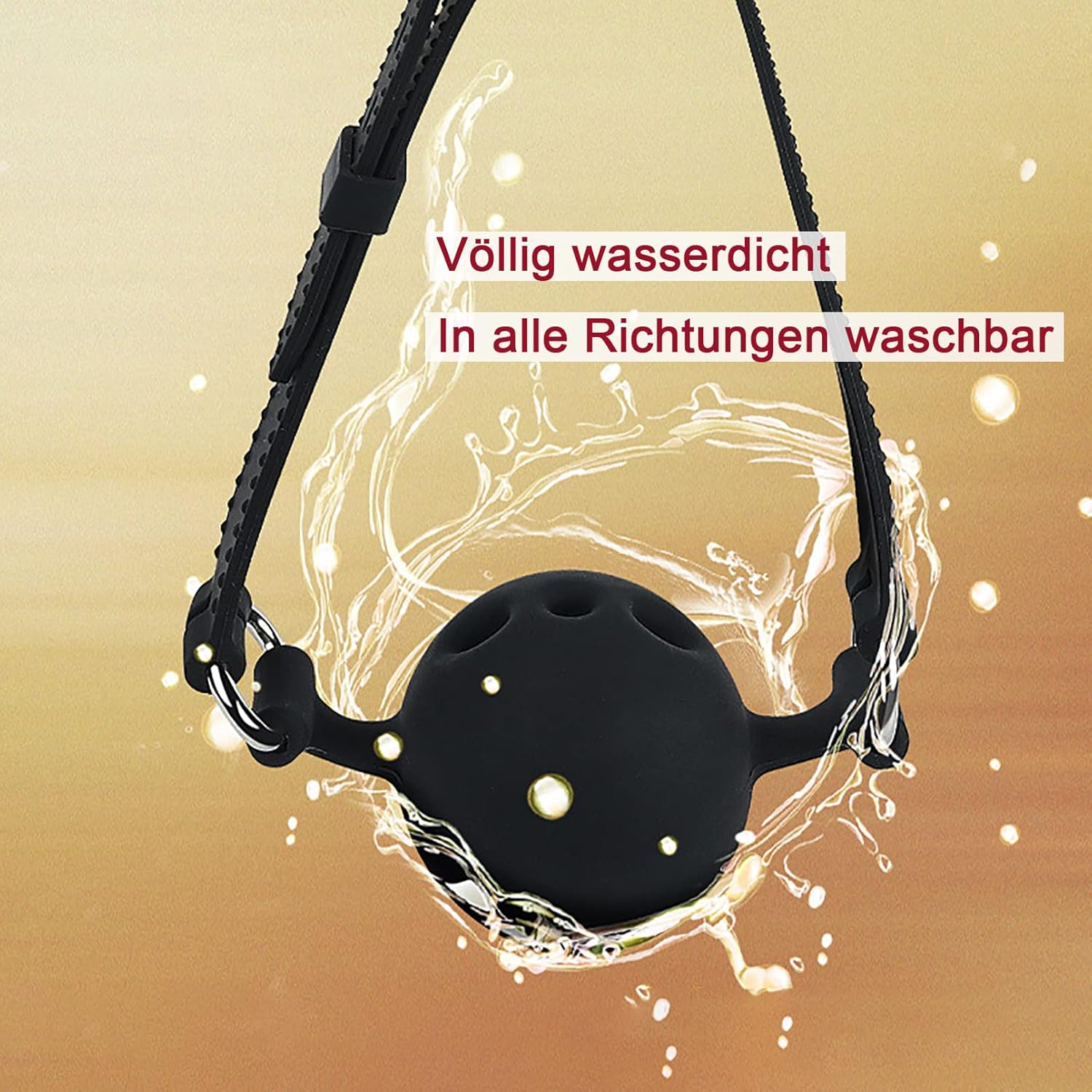 Rosebud Silicone Ball Gag