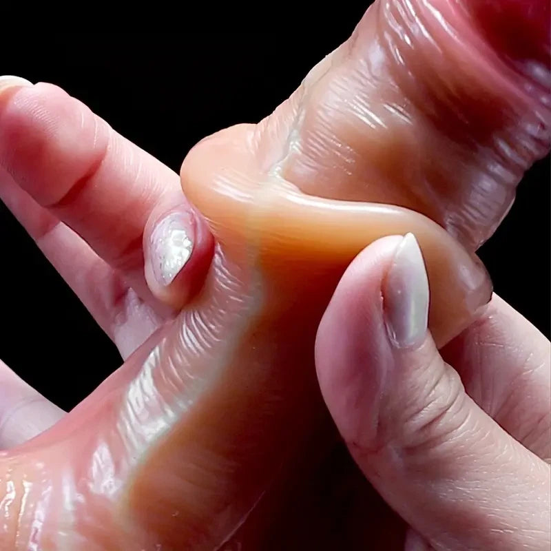 Ultra-Realistic Soft Skin Dildo with Strong Suction Cup Base