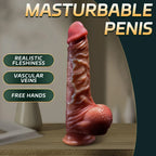 Ultra-Realistic Soft Skin Dildo with Strong Suction Cup Base