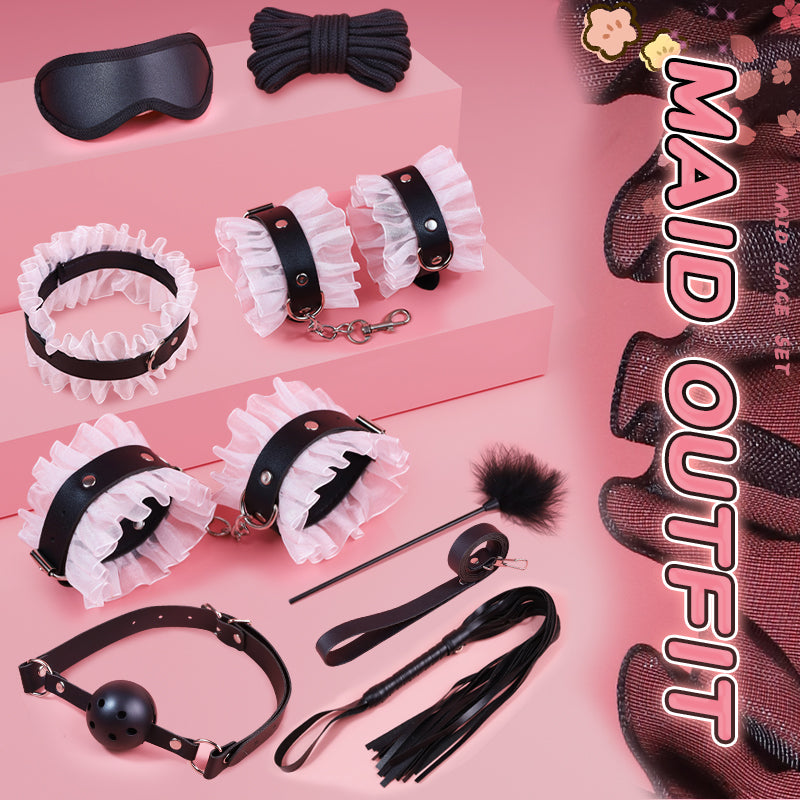 Luxury Maid-Inspired Bondage Set