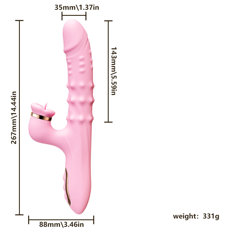 Heated Licking Rabbit Vibrator for Dual Stimulation Bliss