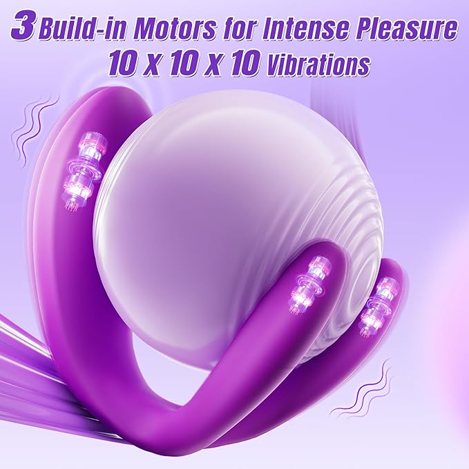 Wearable Remote Control Vibrator - Thrilling Adult Sex Toy for Women and Couples, G-Spot Vibrator, 10 Powerful Vibration Modes, Dual-Head Design