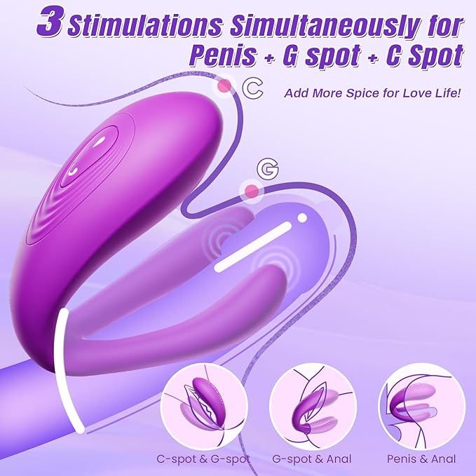 Wearable Remote Control Vibrator - Thrilling Adult Sex Toy for Women and Couples, G-Spot Vibrator, 10 Powerful Vibration Modes, Dual-Head Design