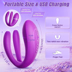 Wearable Remote Control Vibrator - Thrilling Adult Sex Toy for Women and Couples, G-Spot Vibrator, 10 Powerful Vibration Modes, Dual-Head Design