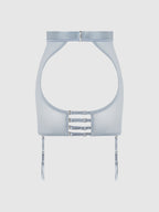 Serenity Lace & Satin Backless Half Skirt - Frederick's of Hollywood