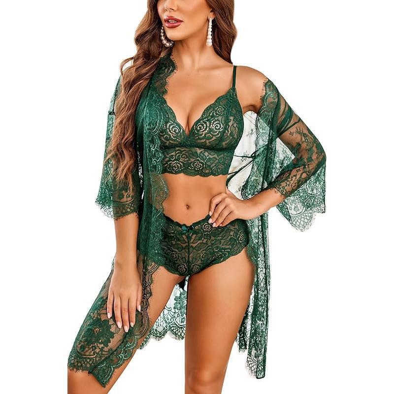 New Lace Fabric Women's Sexy Lingerie Set