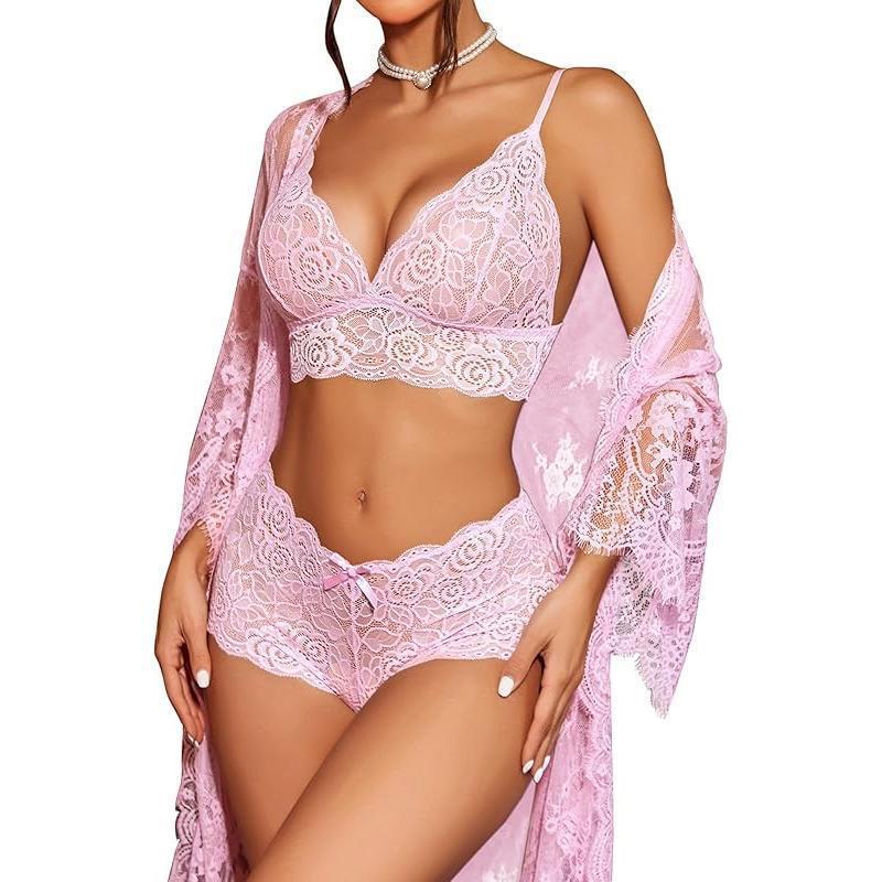New Lace Fabric Women's Sexy Lingerie Set