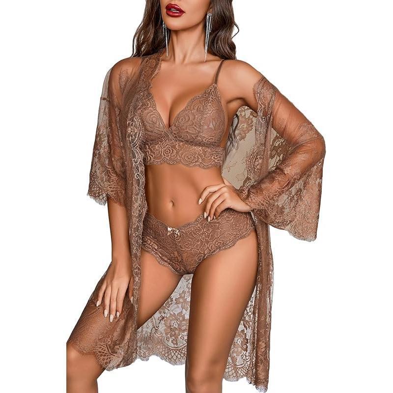 New Lace Fabric Women's Sexy Lingerie Set
