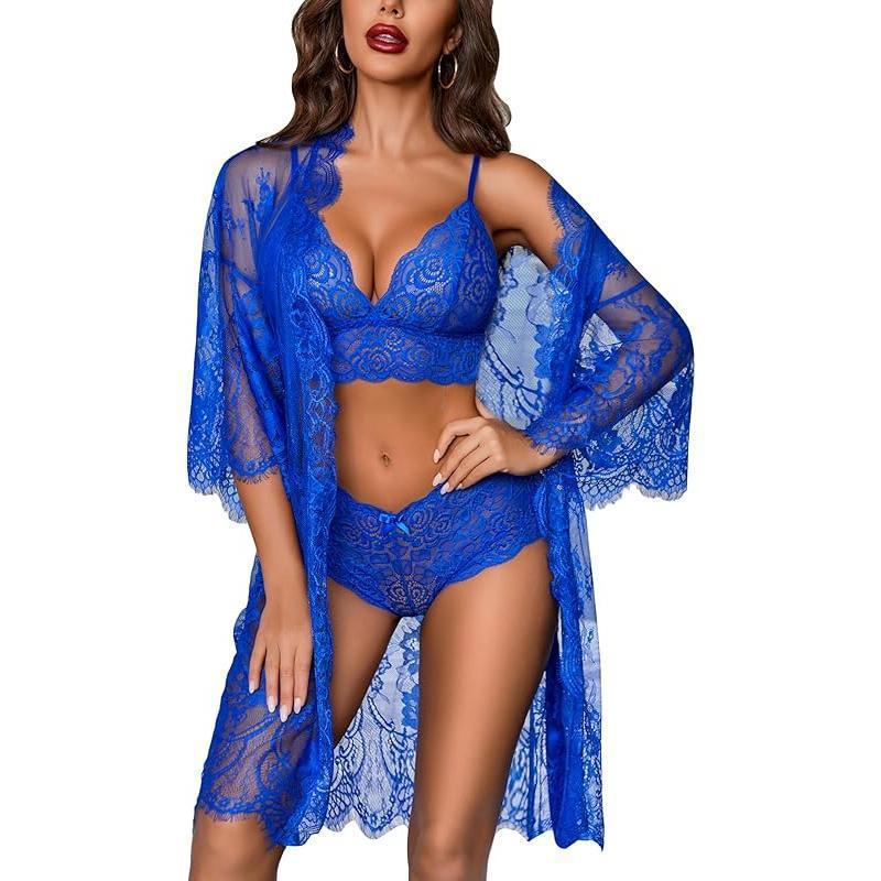 New Lace Fabric Women's Sexy Lingerie Set