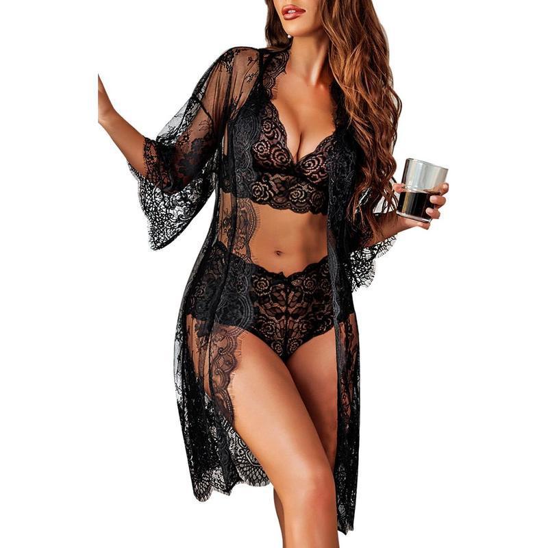 New Lace Fabric Women's Sexy Lingerie Set