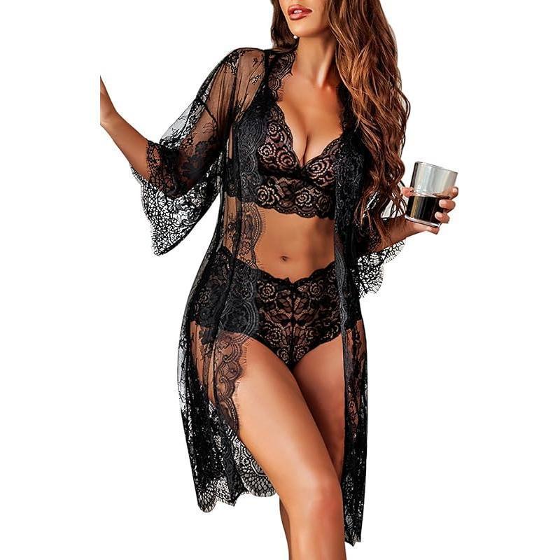 New Lace Fabric Women's Sexy Lingerie Set